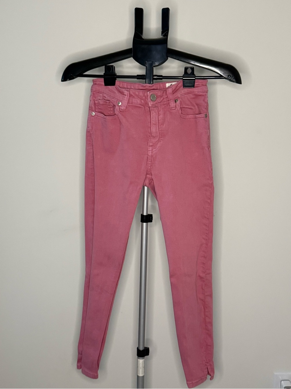 Cosmic Blue Love Pink Skinny Jeans Size 25